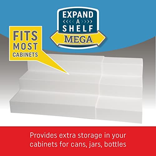 Dial Industries 3 Tier Adjustable Canned Goods Shelves for Kitchen Cabinet and Pantry Organization, Mega - My Kitchen Products