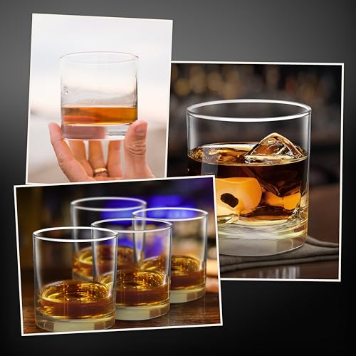 DISCOUNT PROMOS Lexington Rocks Whiskey Glass 10.5 oz, Set of 12, Bulk Pack - Perfect for Scotch, Bourbon, Whiskey, Cocktail - Clear - My Kitchen Products