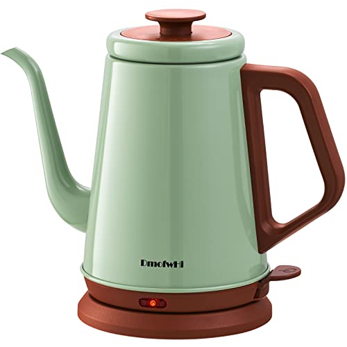 DmofwHi Gooseneck Electric Kettle(1.0L), 100% Stainless Steel BPA Free Classic Pour Over Coffee Kettle | Tea Kettle - Green - My Kitchen Products