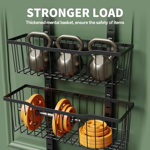 Eastherry Over The Door Organizer，8-Tier Over The Door Pantry Organizer with Adjustable Baskets，Metal Hanging Pantry Organizers and Storage for Kitchen, Back of Door Seasoning Rack (Black) - My Kitchen Products