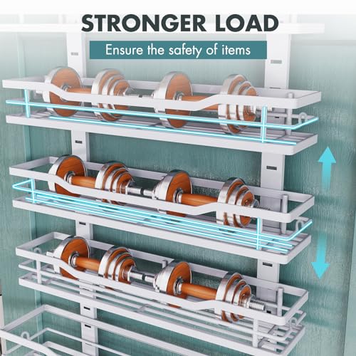 Eastherry Over The Door Pantry Organizer，9-Tier Over The Door Organizer with Adjustable Basket，Metal Hanging Pantry Organizers and Storage for Kitchen, Back of Door Seasoning Rack - My Kitchen Products