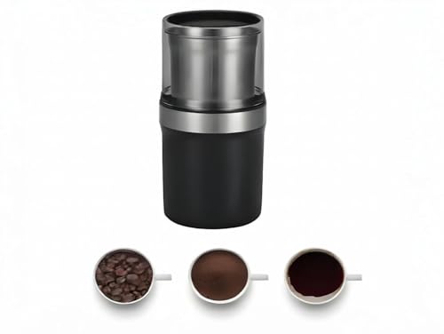 Electric Coffee Grinder Spice Herbal Grinder, with 1 Stainless Steel Blades Removable Stainless Steel Bowl,200W Motor High-efficiency Grinding for Herb,Spices Coffee, Nuts est - My Kitchen Products