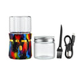Electric Grinder, Small Spice Grinder Electric Grinders Mini Size 2inx3.5inches with 2pcs 1.7oz/50ml Glass Jar Rechargeable Automatic Small Grinder - My Kitchen Products