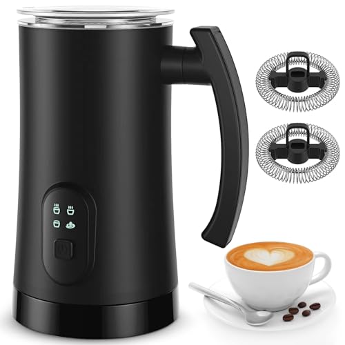 Electric Milk Frother, 4 in 1 Milk Steamer,11.8oz/350ml Automatic Warm and Cold Foam Maker for Coffee,Latte, Cappuccino, Macchiato, Hot Chocolate - My Kitchen Products