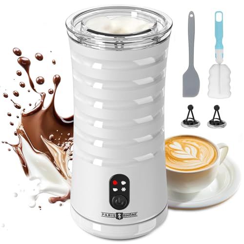 Electric Milk Steamer and Frother, Hot & Cold Foam Milk Warmer with Temperature Control, Auto Shut-Off Frothers for Coffee, Latte, Cappuccino, Macchiato - My Kitchen Products