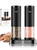 Electric Salt and Pepper Grinder Set Automatic Battery Pepper Mill Shakers Adjustable Coarseness Upgraded Larger Capacity with Led Home and Kitchen Appliances Birthday Gifts for Women Mom - My Kitchen Products