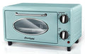 Elite Gourmet by Maximatic Americana Collection ETO147M Diner 50’s Retro Countertop Toaster oven, Bake, Toast, Fits 8” Pizza, Temperature Control & Adjustable 60-Minute Timer 1000W, 2 Slice, Mint - My Kitchen Products