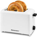 Elite Gourmet ECT-1027 Cool Touch Toaster, 7 Toast Settings Cancel Functions, Slide Out Crumb Tray, Extra Wide 1.5" Slots for Bagels Waffles Specialty Breads, Puff Pastry, Snacks, White - My Kitchen Products