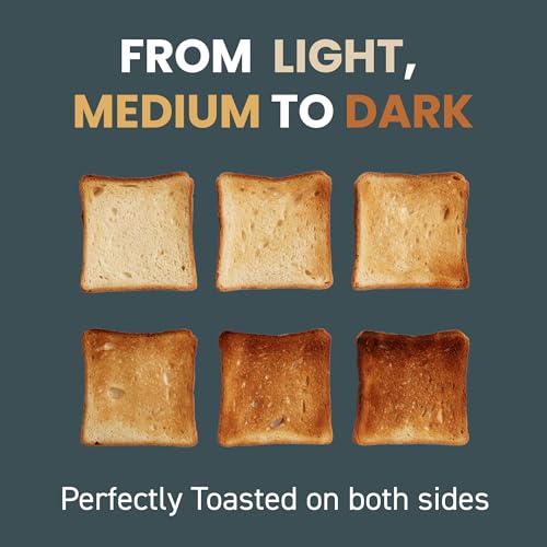 Elite Gourmet ECT4123 Long Slot 4 Slice Toaster, Extra Wide 1.5" and 5.1" Deep Slots, Bagel, Defrost & Cancel Functions, 6 Toast Shade Settings, Fits Bagels, Waffles, Artisan Breads, Stainless Steel - My Kitchen Products