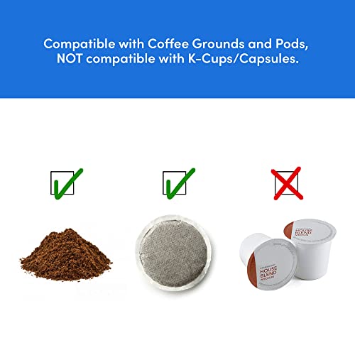 Elite Gourmet EHC111A Personal Single-Serve Compact Coffee Maker Brewer Includes 14Oz. Stainless Steel Interior Thermal Travel Mug, Compatible with Coffee Grounds, Reusable Filter, Black - My Kitchen Products