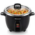 Elite Gourmet ERC2010B Electric Rice Cooker with Stainless Steel Inner Pot Makes Soups, Stews, Porridge's, Grains and Cereals, 10 cups cooked (5 Cups uncooked), Black - My Kitchen Products