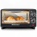 Elite Gourmet ETO490 9L/4 Slice Countertop Toaster Oven with 30-Minute Timer, Adjustable Temperature Control, Includes Baking Pan and Wire Rack, Bake, Broil, Toast, Black - My Kitchen Products