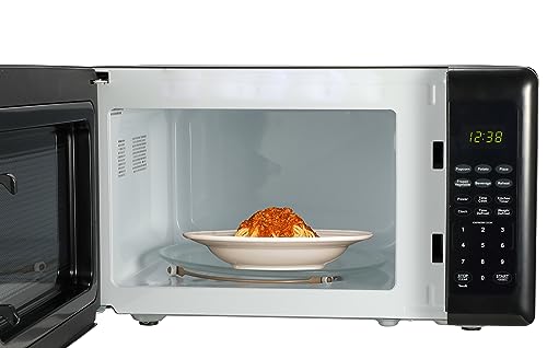 Emerson MW7302B Compact Countertop Microwave Oven with Touch Control, LED Display, 700W, 10 Power Levels, 6 Auto Menus, Glass Turntable and Child Safe Lock, 0.7 Cu., Ft. Black - My Kitchen Products