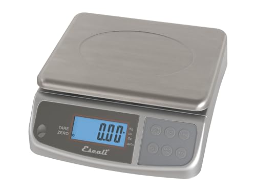 Escali M-Series NSF Certified Digital Kitchen & Industrial Scale, 66 lb Capacity, Dual Display, Spill-Proof, Stainless Steel - My Kitchen Products