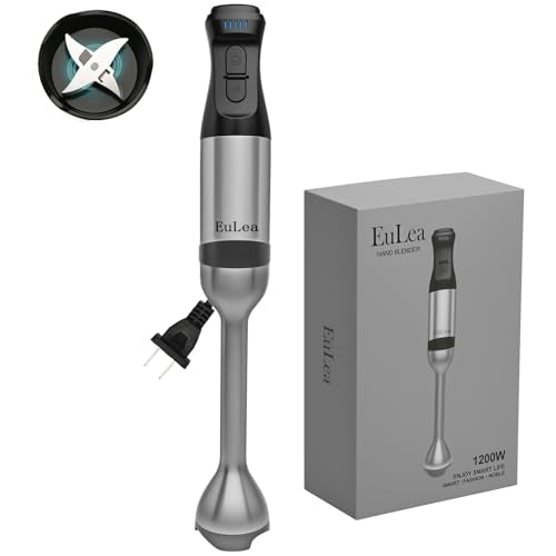 EuLea 2026 New Immersion Hand Blender, 1200W, Gift Box Packaging. - My Kitchen Products