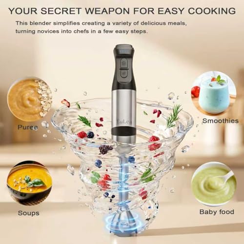 EuLea 2026 New Immersion Hand Blender, 1200W, Gift Box Packaging. - My Kitchen Products
