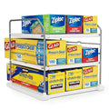 EVERIE Extendable 3-Tier Kitchen Cabinet & Pantry Organizer for Plastic Wrap, Foil & Storage Bags, Adjustable Heavy Duty Shelf Rack for Wrap Boxes, Jars & Snack Boxes (11–16.7 in Wide), Pack of 1 - My Kitchen Products