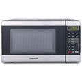 Farberware 0.7 Cu. Ft. Countertop Microwave Oven – 700 Watts Power, Auto Cook Settings, Defrost, Easy Clean and Child Safety Lock - Stainless and Black - My Kitchen Products