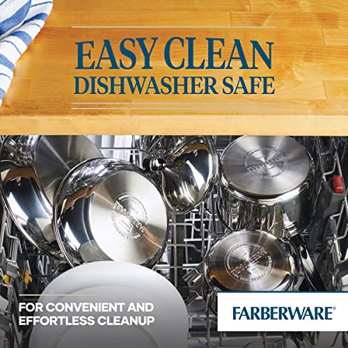 Farberware Classic Series Stainless Steel Sauce Pan with Lid, 2-Quart, Sauce Pans for the Kitchen, Silver - My Kitchen Products
