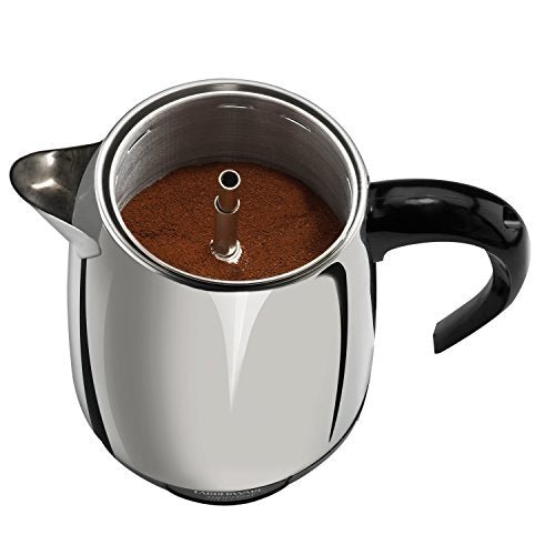 Farberware Electric Coffee Percolator, Stainless Steel Basket, Automatic Keep Warm, No-Drip Spout, 8 Cup - My Kitchen Products