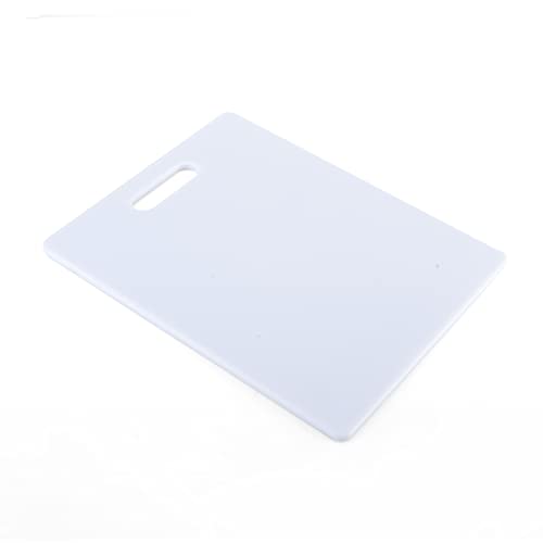 FARBERWARE Reversible Plastic Cutting Board, 8x10 Inch, White, Dishwasher Safe, Non-Porous and Durable for Chopping, Slicing, Prep, Easy to Store - My Kitchen Products