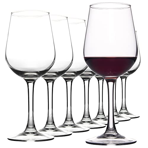 FAWLES Fully Tempered Wine Glasses, Shock Resistant Wine Glass Set for Red or White