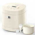 Feekaa Rice Cooker Small, 3-Cup Uncooked (6-Cup Cooked), Compact Mini Rice Cooker Small Kitchen with Ceramic Coated Inner Pot, Rice Maker with 6 Menu Options, 12H Delay Timer, Low Temperature Cooking - My Kitchen Products