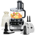 FIMEI 12-Cup Food Processor and Vegetable Chopper, 600W Electric Food Chopper for Slicing, Shredding, Chopping, Pureeing, Dough, Baby Food Maker, Large Feed Chute, Dishwasher Safe Bowl - My Kitchen Products