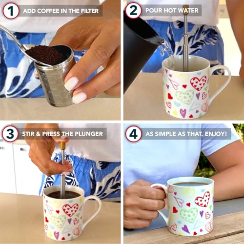 FinalPress Original Coffee & Tea Maker – Portable Stainless Steel Micro French Press – Patented 3-in-1 Technology for Hot, Iced & Cold Brew – Perfect for Home, Camping & Travel - My Kitchen Products