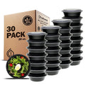 Freshware Meal Prep Bowl Containers [30 Pack] Plastic Bowls with Lids for Soup and Salad, Food Storage Bento Box, BPA Free, Stackable, Lunch Boxes, Microwave/Dishwasher/Freezer Safe (28 oz) - My Kitchen Products