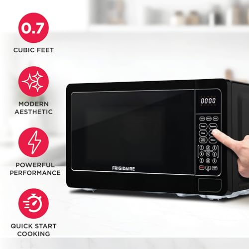 FRIGIDAIRE EMW733BLACKAMZ 0.7 Cu. Ft. Microwave, Black - My Kitchen Products