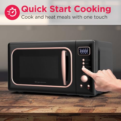 FRIGIDAIRE EMW788RETRO 0.7 cu. ft. Retro Microwave, RoseGold - My Kitchen Products