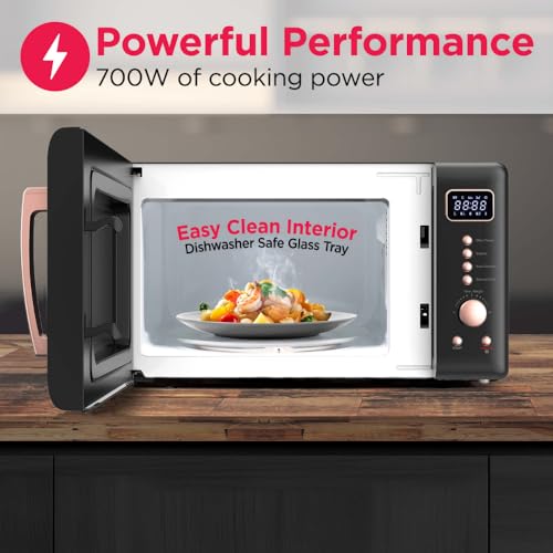 FRIGIDAIRE EMW788RETRO 0.7 cu. ft. Retro Microwave, RoseGold - My Kitchen Products