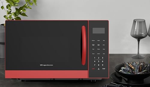 FRIGIDAIRE EMW953RED Microwave Oven, 900 Watts with 10 Power Levels, Red - My Kitchen Products