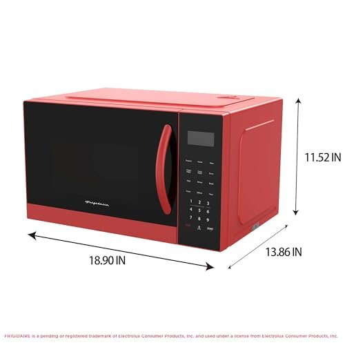 FRIGIDAIRE EMW953RED Microwave Oven, 900 Watts with 10 Power Levels, Red - My Kitchen Products