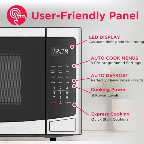 FRIGIDAIRE Microwave Oven, Inverter Technology, Multi Function, Programmable, 1.1 Cu Ft 1000-Watt - My Kitchen Products