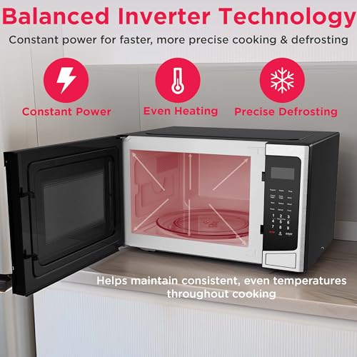 FRIGIDAIRE Microwave Oven, Inverter Technology, Multi Function, Programmable, 1.1 Cu Ft 1000-Watt - My Kitchen Products