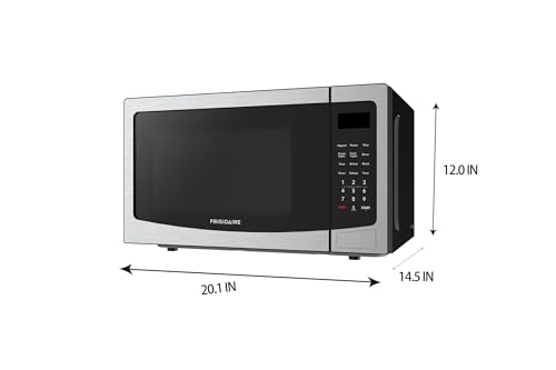 FRIGIDAIRE Stainless Steel Microwave Oven, Multi Function, Programmable, 1.1 Cu Ft 1000-Watt - My Kitchen Products