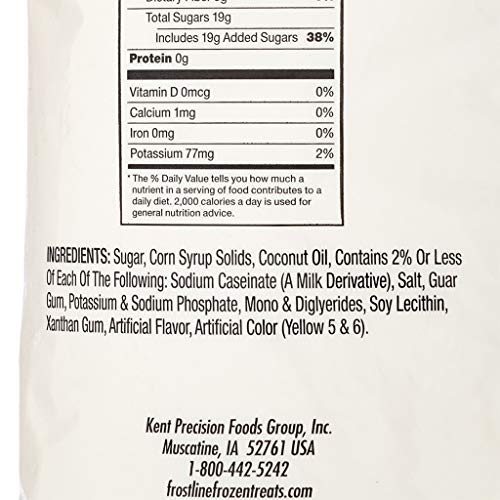 Frostline Vanilla Soft Serve Ice Cream Mix, Lactose & Gluten Free - Just Add Water, Dairy, or Dairy Free Alternative, Use with Blender, Countertop Ice Cream Maker, Soft Serve Machine - 6 lb Bag - My Kitchen Products