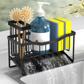 Fssvcd Maifan Sink Caddy Sponge Holder for Kitchen with Brush Holder and Stainless Steel Self Drain Tray, Rustproof Kitchen Sink Organizer for Sponge, Soap Dispenser Storage Accessories - My Kitchen Products