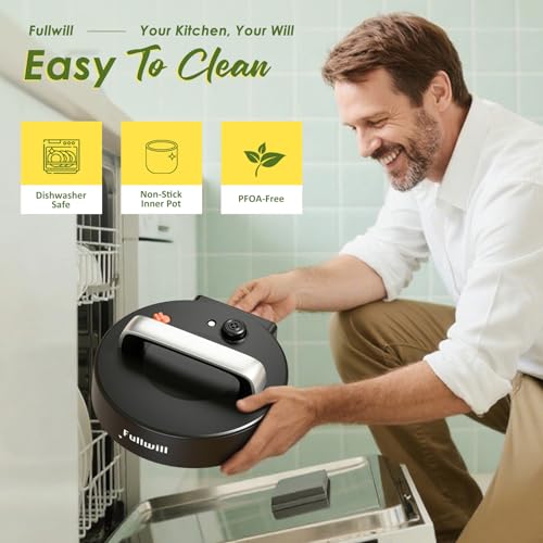 Fullwill 9-in-1 Electric Pressure Cooker, 12 Presets Instant Multi Cooker, Olla de Presion Nonstick Pot 6 Quarts Slow Cooker, Rice Cooker, Steamer, Sauté, Yogurt Maker, Warmer - My Kitchen Products