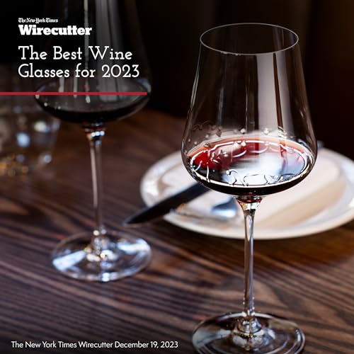 Gabriel-Glas StandArt Crystal Wine Glasses, Set of 2 with Gift Box - Premium, Universal Wine Glass for Red and White Wine - Dishwasher Safe, Lead-Free, 16 oz. - My Kitchen Products