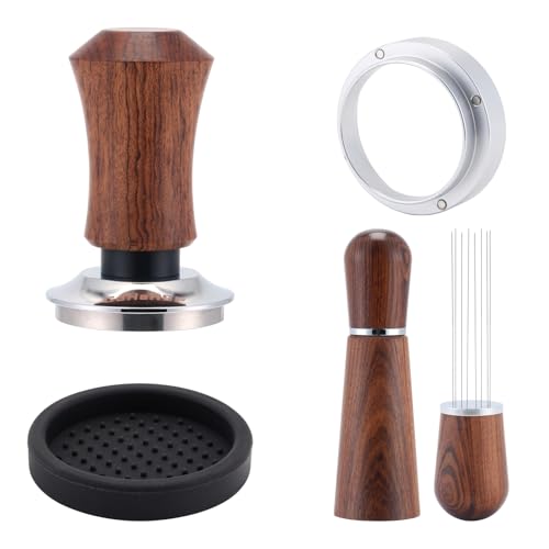 GdHaHSP 51mm Espresso Accessories Kit,Spring Loaded Calibrated Espresso Tamper,Wdt Tool Espresso and Dosing Funnel Set,Coffee Tamper Espresso Machine Accessories For 51 mm Portafilter Barista Tools - My Kitchen Products