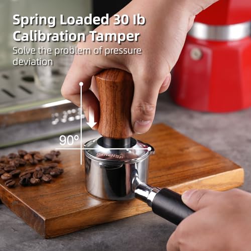 GdHaHSP 51mm Espresso Accessories Kit,Spring Loaded Calibrated Espresso Tamper,Wdt Tool Espresso and Dosing Funnel Set,Coffee Tamper Espresso Machine Accessories For 51 mm Portafilter Barista Tools - My Kitchen Products