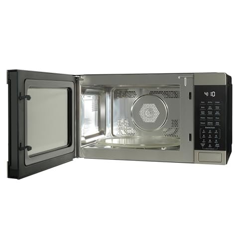GE 4-in-1 Countertop Microwave Oven, 1.0 Cu Ft, 1050W Convection Microwave with Air Fry & Broil, Compact and Quiet, Stainless Steel, Ideal for Apartments, Dorms & Offices, GCST10A1WSS - My Kitchen Products