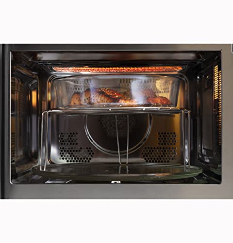 GE 4-in-1 Countertop Microwave Oven, 1.0 Cu Ft, 1050W Convection Microwave with Air Fry & Broil, Compact and Quiet, Stainless Steel, Ideal for Apartments, Dorms & Offices, GCST10A1WSS - My Kitchen Products