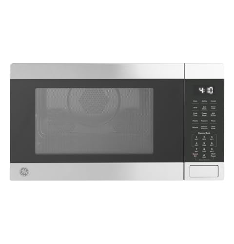 GE 4-in-1 Countertop Microwave Oven, 1.0 Cu Ft, 1050W Convection Microwave with Air Fry & Broil, Compact and Quiet, Stainless Steel, Ideal for Apartments, Dorms & Offices, GCST10A1WSS - My Kitchen Products