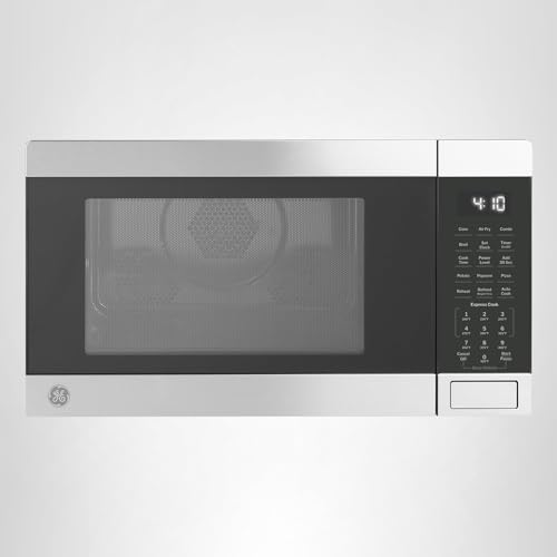 GE 4-in-1 Countertop Microwave Oven, 1.0 Cu Ft, 1050W Convection Microwave with Air Fry & Broil, Compact and Quiet, Stainless Steel, Ideal for Apartments, Dorms & Offices, GCST10A1WSS - My Kitchen Products
