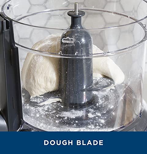 GE Food Processor, Large 12-Cup Vegetable Chopper for Shredding, Mincing, Dicing & Kneading Dough, 9 Stainless Steel Accessories, 550W Motor, 3 Speed, Dishwasher Safe - My Kitchen Products