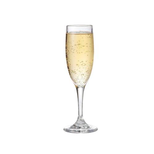 G.E.T. SW-1401-1-SAN-CL-EC BPA-Free Shatterproof Plastic Champagne Glasses, 6 Ounce, Clear (Set of 4) - My Kitchen Products